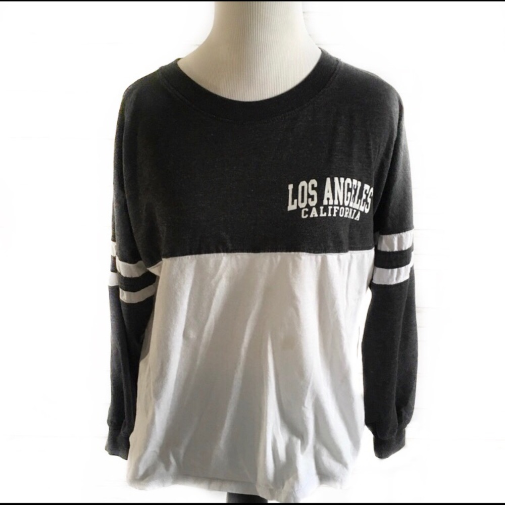 Juniors Long Sleeve T-Shirt Los Angeles medium EUC